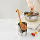 🏆 🔥Buy more save more🍳Multi‑Functional Kitchen Utensil Holder, Stainless Steel Organizer, for Spoons, Pot Lids & Cooking Gadgets, Countertop Kitchen Storage