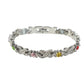 Fashionable Magnetic Bracelet with Rhinestones