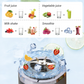 🍹🔋 Portable USB blender – wireless, 10-blade, crushes ice & fruits instantly!