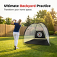 Golf Practice Net with Target