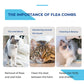 🐾 BUY 1 GET 1 FREE! 🛁 Multifunctional Pet Grooming Comb – Fine stainless steel needles – Removes tear stains, fleas & tangles – gentle on skin, effective for cats and dogs ✨🐶