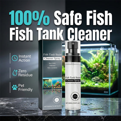 Odorless Aquarium Stain Remover Spray Safe for Fish