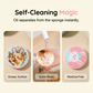 Natural Wood Pulp Sponge Cute Animal Cartoon Dishwashing Pad