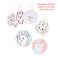 Natural Wood Pulp Sponge Cute Animal Cartoon Dishwashing Pad