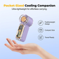 Portable Handheld Fan with Digital Display