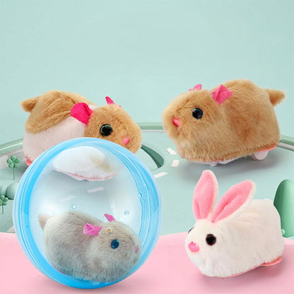 Electric Plush Hamster Rolling Ball Toy