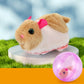 Electric Plush Hamster Rolling Ball Toy
