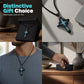 💞50K+ SOLD!✨Statement Cross Pendant – Crown of Thorns, Blue Stone Inlay, Vintage Edge 🖤
