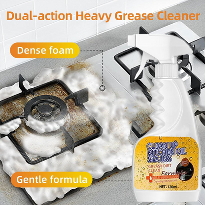 🏆 Heavy-Duty Kitchen Degreaser Spray – Fast Grease Remover 🍑