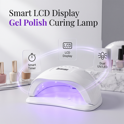 Smart LCD Display Gel Polish Curing Lamp
