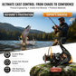 【⏰ Historically lowest price - only today!】🌀🎣 Baitrunner spinning reel - dual drag, quiet, stable, for predatory fish and coarse fish. 💪
