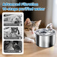 Wireless, plug-free, automatic water sensor pet drinking machine for cats and dogs. Continuous circulating fresh water intelligent drinking machine.