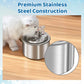 Wireless, plug-free, automatic water sensor pet drinking machine for cats and dogs. Continuous circulating fresh water intelligent drinking machine.