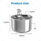 Wireless, plug-free, automatic water sensor pet drinking machine for cats and dogs. Continuous circulating fresh water intelligent drinking machine.