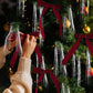 Elegant Christmas Ribbon Bow Ornament