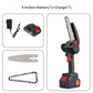🪓 Brushless portable mini saw—powerful motor, long-lasting battery, lightweight and ergonomic. Perfect for pruning, firewood, and yard work—safe and efficient! 🌳🔋