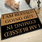 📢📢50% OFF !! ⏰Funny Text Print Welcome Doormat