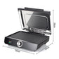 ⏳Limited offer⏰Smoke-free indoor grill 2200 W with nonstick coating🥩