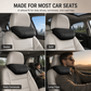 Premium Car Seat Headrest & Lumbar Support Cushion