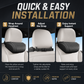 Premium Car Seat Headrest & Lumbar Support Cushion
