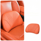 Premium Car Seat Headrest & Lumbar Support Cushion