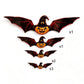3D Halloween LED Bat Wall Stickers Glowing Flashing Spooky Party Decor