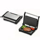 Electric Sandwich Press and Panini Maker with 180-Degree Flat Grill