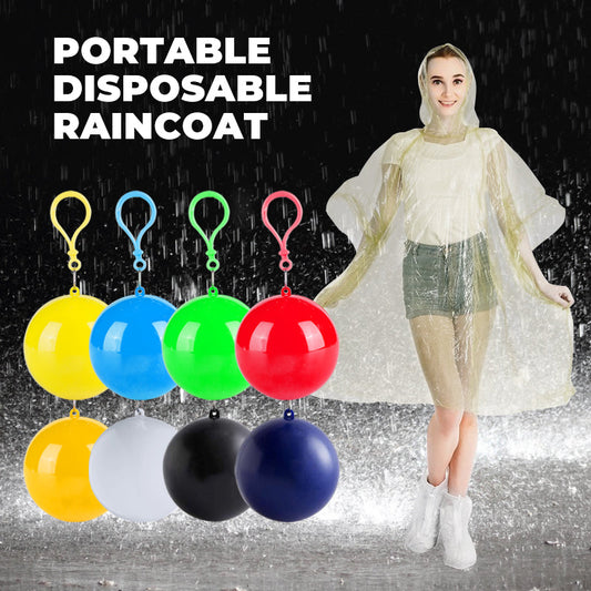 🌧️ Pocket-Size Disposable Raincoat for Unexpected Showers