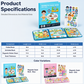 Kids Magnetic Quiet Book Folding Puzzle Scene Early Educational Toy for Boys Girls