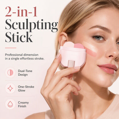 2-in-1 Long-Lasting Highlighter & Blush Stick