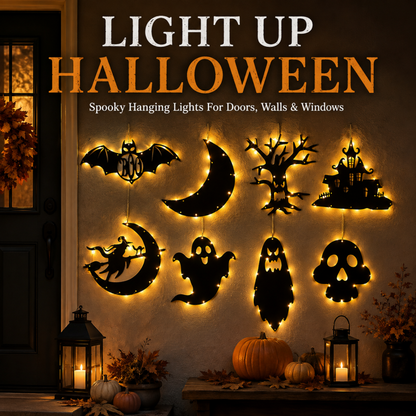 Halloween Silhouette Hanging Lights