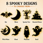 Halloween Silhouette Hanging Lights