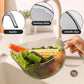 🥳HOT SALE🥳💞50K+ SOLD! Rice Washing Bowl ! Dual-function, fine mesh & ergonomic handle. Washes & drains perfectly – grab yours! ✅