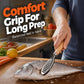 Stainless Steel Fish Scaler with Wooden Handle