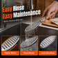 Stainless Steel Fish Scaler with Wooden Handle