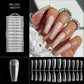 Long Seamless Almond Nail Tips