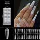 Long Seamless Almond Nail Tips