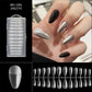Long Seamless Almond Nail Tips