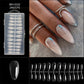 Long Seamless Almond Nail Tips