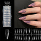 Long Seamless Almond Nail Tips
