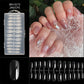 Long Seamless Almond Nail Tips