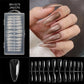 Long Seamless Almond Nail Tips