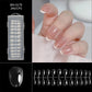 Long Seamless Almond Nail Tips