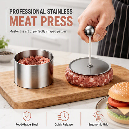 Durable Stainless Steel Burger Press