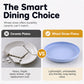 Unbreakable Wheat Straw Dinner Plates