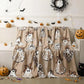 Halloween Ghost Print Cozy Throw Blanket