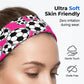 Unisex 15cm Ultra-Wide Soccer Print Sports Headband