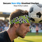 Unisex 15cm Ultra-Wide Soccer Print Sports Headband