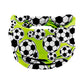 Unisex 15cm Ultra-Wide Soccer Print Sports Headband