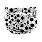 Unisex 15cm Ultra-Wide Soccer Print Sports Headband